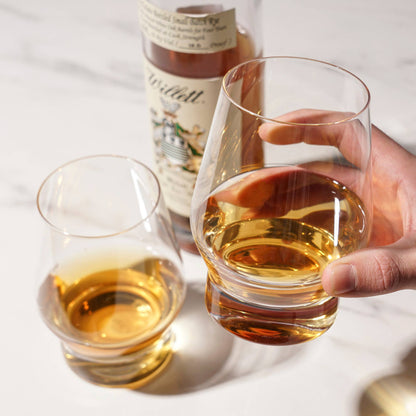 Raye™ Heavy Base Crystal Whiskey Glasses - Set of 2